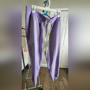 Figs 3XP Lavender Dew High Waisted Zamoras